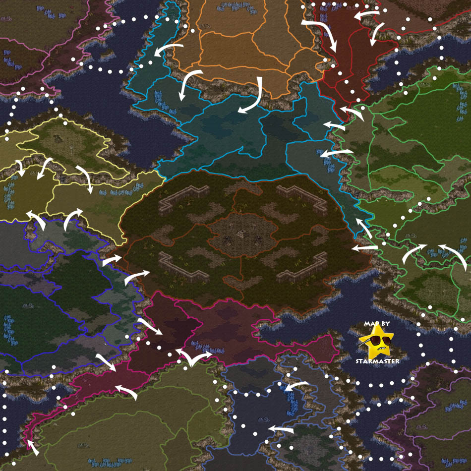 the map